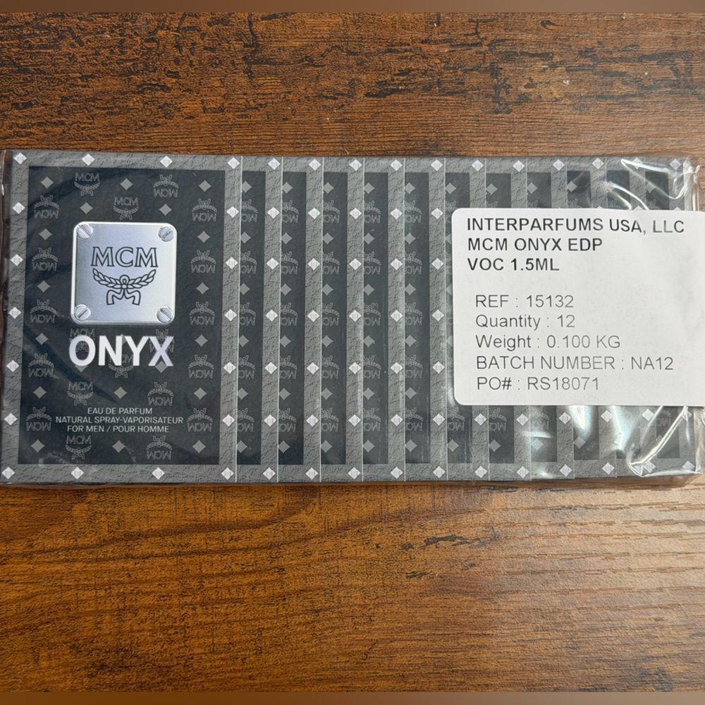 MCM Onyx EDP Sample Set (12) | 1.5ml Each | Factory Sealed. NEW - Picture 2 of 6